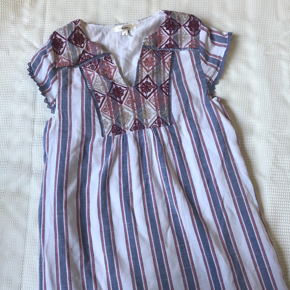 Stripe Tribal dress Sz. S